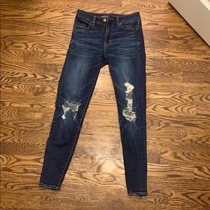 American Eagle Super Stretch X Skinny Ripped Jeans